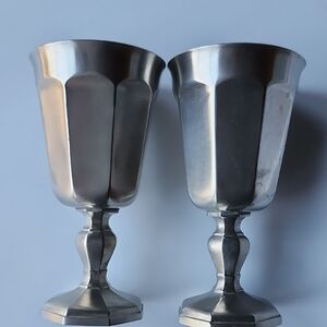 Gorham Elegant Pewter Goblet Set  PH36